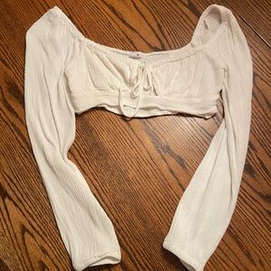 Garage long sleeve crop top (medium)